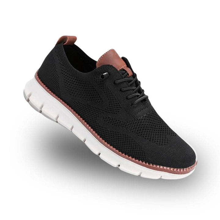 Ultra comfortable men's walking shoes with a roomy fit, lightweight, and great for daily walks.