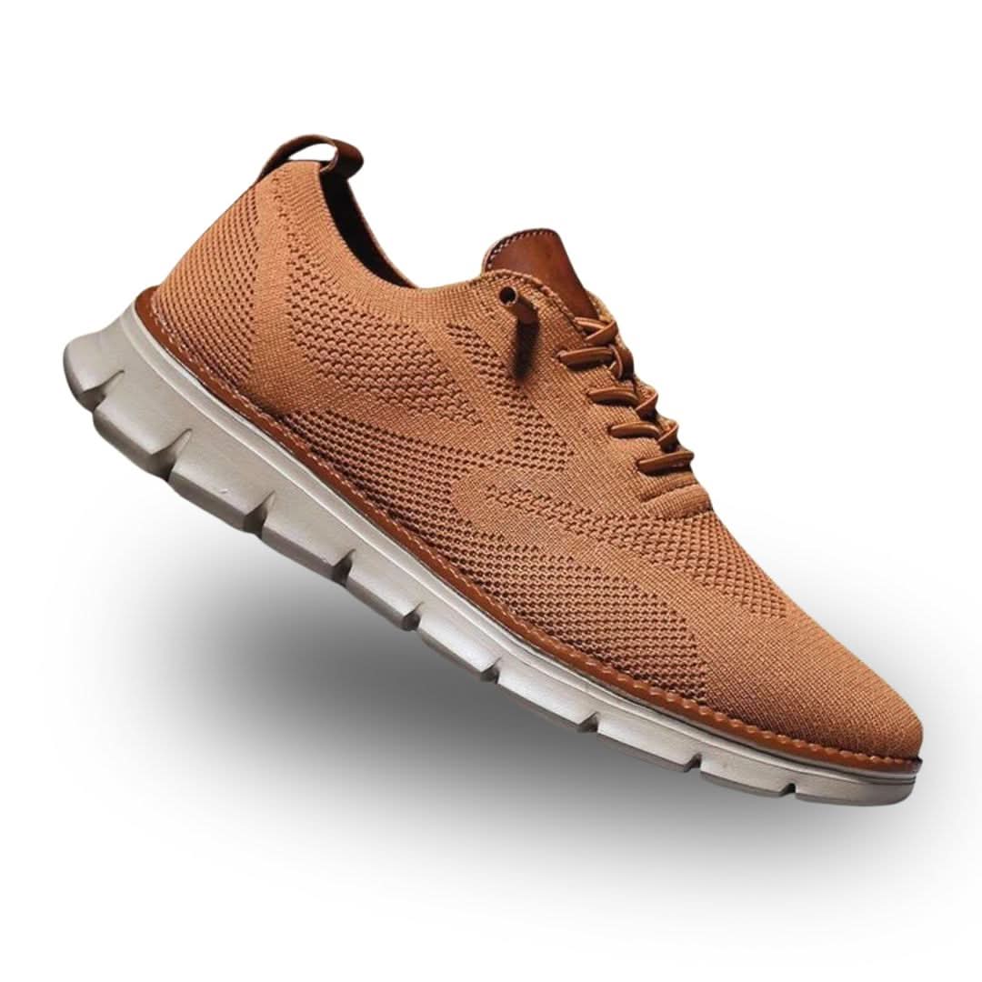 All-day men's comfort shoes, roomy fit, arch support for a superior walking experience.