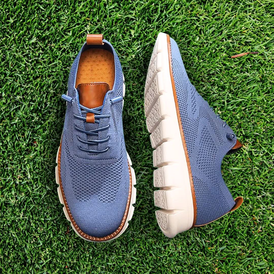 Comfortable men's everyday footwear, roomy fit, and arch support for active lifestyles.