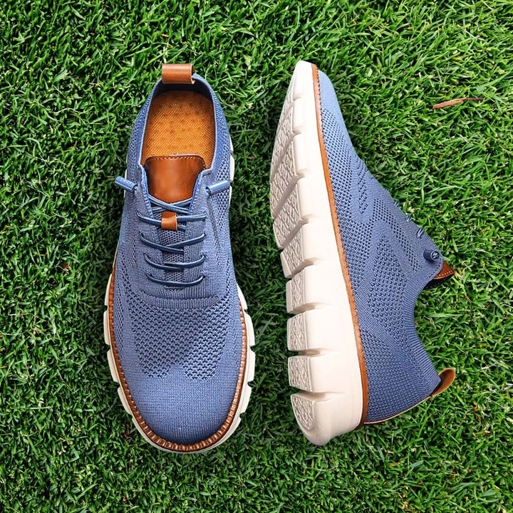 Comfortable men's everyday footwear, roomy fit, and arch support for active lifestyles.