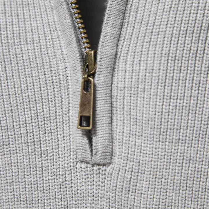 Ultra-soft men's crewneck sweater, long-sleeve, versatile for casual wear & everyday comfort.