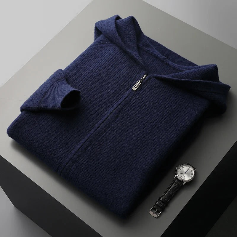 Classic men's fashion ultra-soft hoodie, offering comfortable long-sleeve warmth and everyday appeal.