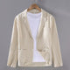 Unstructured men's summer blazer, highly breathable and light for comfortable all-day wear.