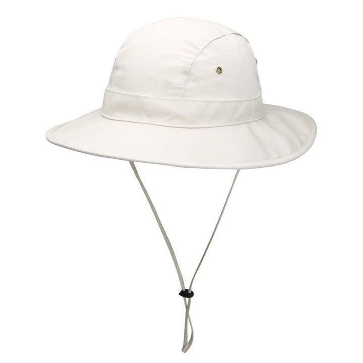Men's UPF 50+ wide-brim sun hat, a versatile outdoor hat providing excellent protection for fishing & hiking.