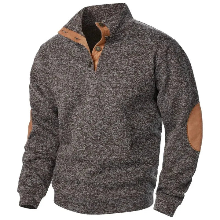 Lightweight men's V-neck sweatshirt, great for spring, autumn & travel clothing.