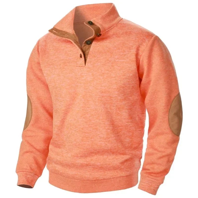 Men's versatile V-neck sweatshirt, perfect for casual style, outdoor activities & everyday comfort.