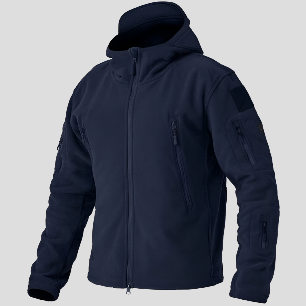 Men's comfortable versatile outdoor jacket, essential apparel for year-round active outdoor layering.