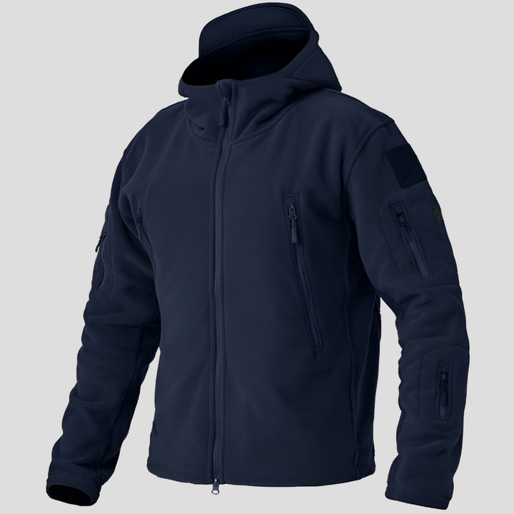 Men's comfortable versatile outdoor jacket, essential apparel for year-round active outdoor layering.