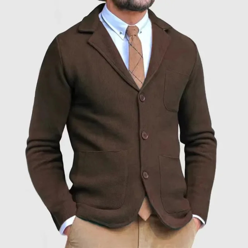 New men's everyday blazer jacket, offering a comfortable yet stylish smart casual look for men.