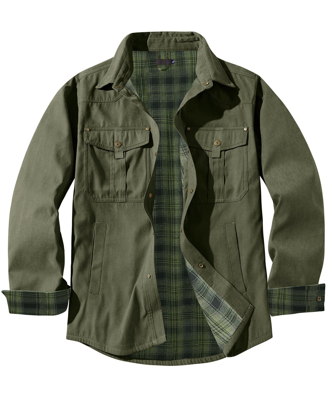 Men's cold weather jacket, insulated for superior comfort and versatile use.