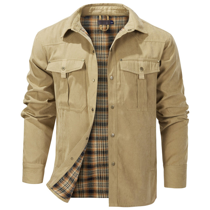 Stylish men's versatile jacket, insulated for all-season comfort & daily use.