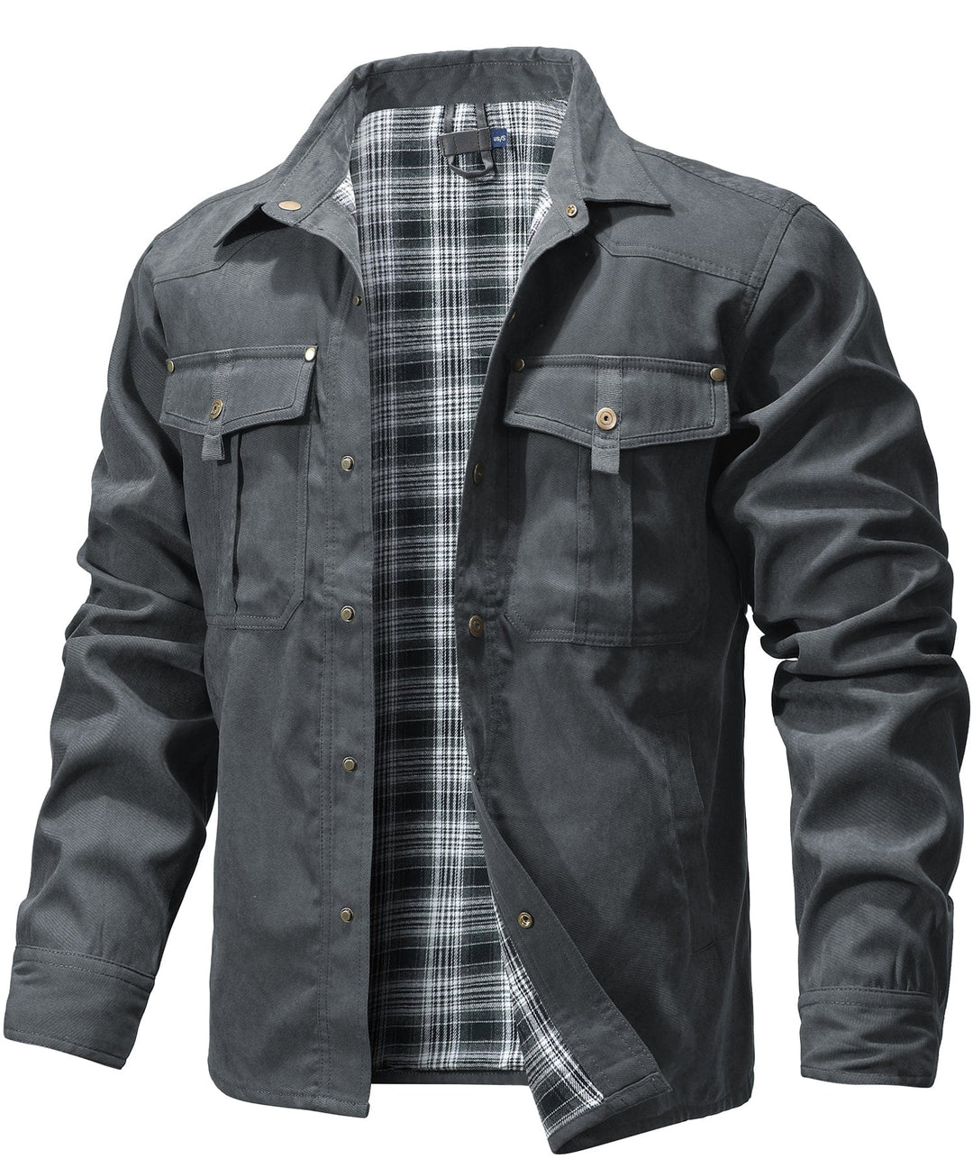 Reliable men's cold weather jacket, insulated for warmth & outdoor apparel.