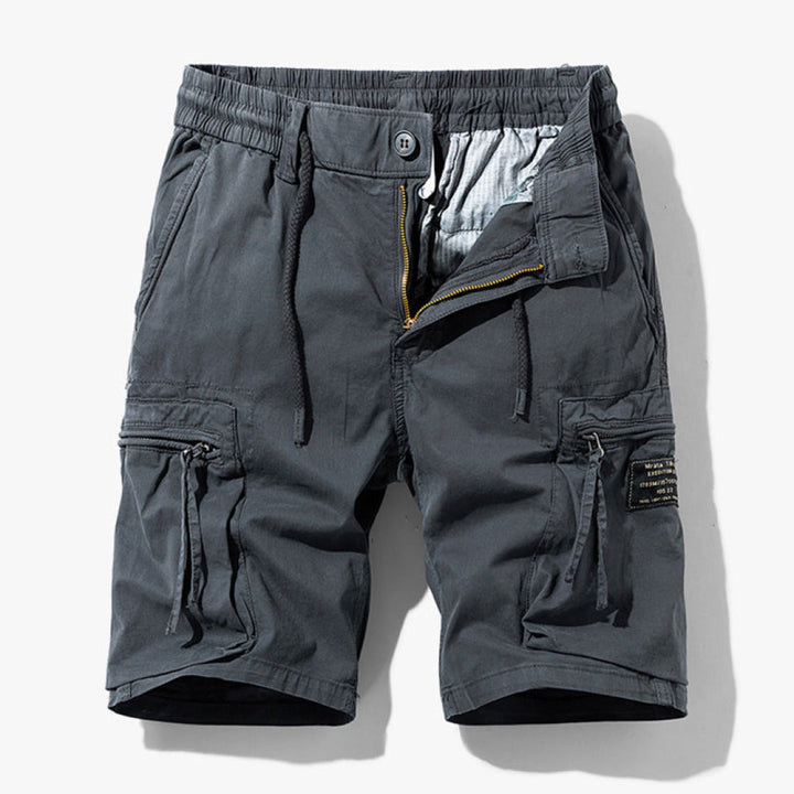 Men's durable multi-pocket cargo shorts, offering comfort & style for versatile outdoor and casual summer wear.