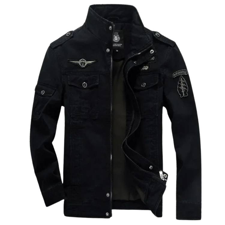 Stylish men's mid-season jacket for everyday comfort. Regular fit zipper jacket, perfect for fall and spring fashion.
