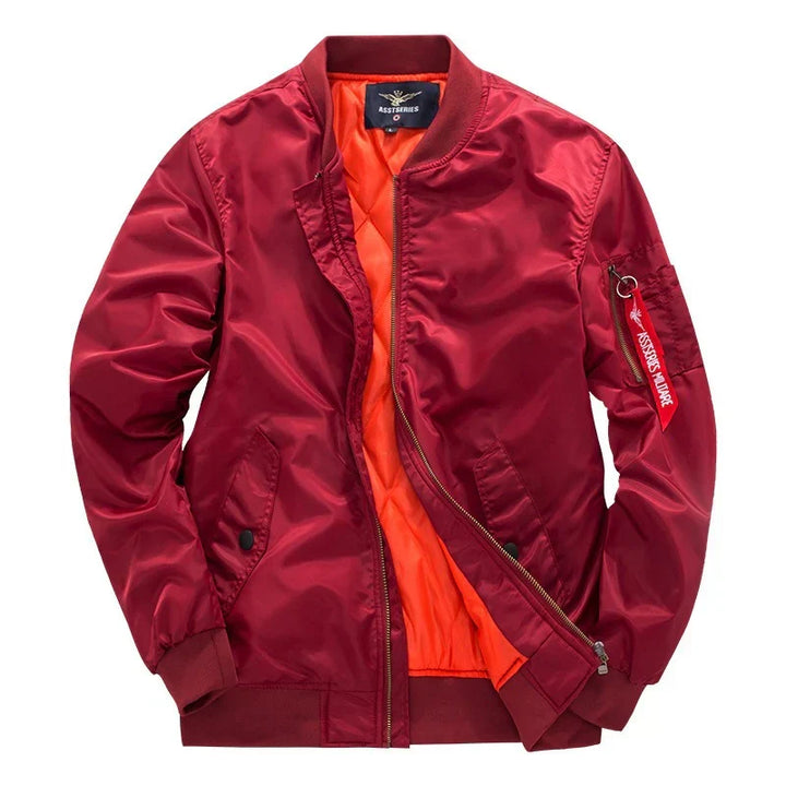 Windproof, water-repellent men's outdoor jacket. Durable, versatile design for all-season protection & everyday use.
