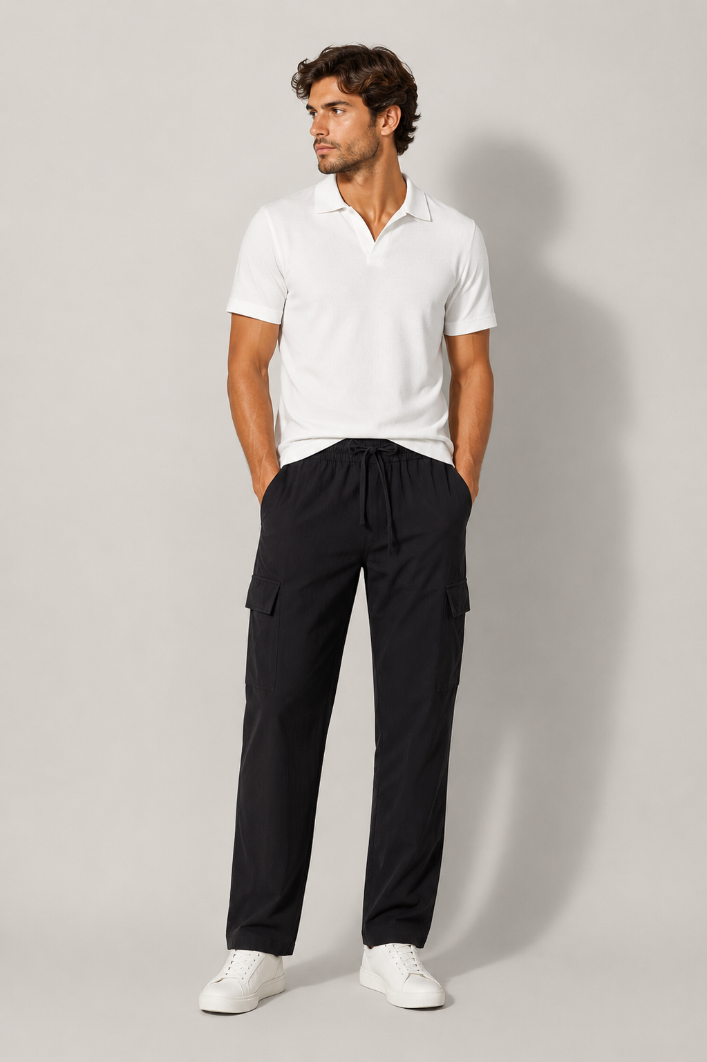 Men's Victor breathable multi-pocket relaxed fit pants for everyday comfort & versatile casual wear.