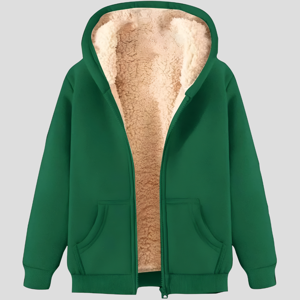 Comfortable men's winter jacket, soft fabric, ultimate warmth & protection from cold.