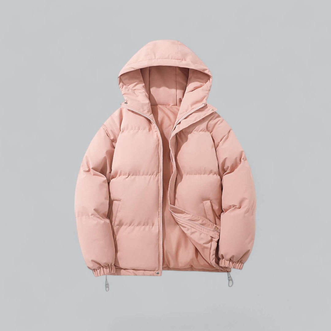 Men's extreme cold weather parka coat. Insulated, warm winter jacket with an adjustable hood for protection.