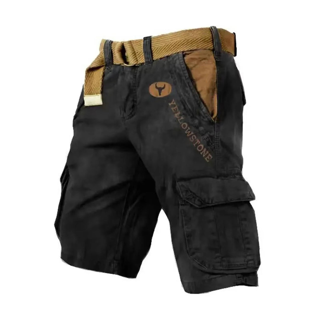 Versatile men's relaxed fit cargo shorts, great for outdoor adventures and summer everyday style.
