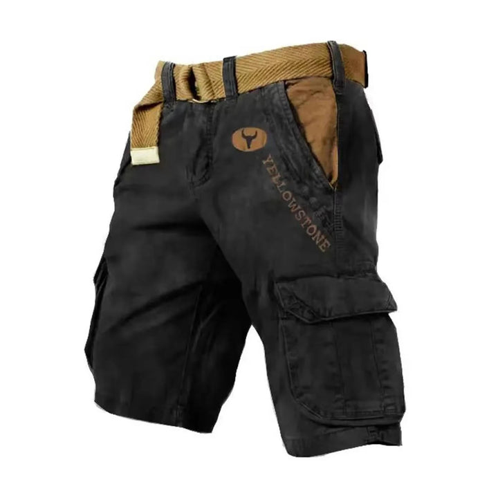 Versatile men's relaxed fit cargo shorts, great for outdoor adventures and summer everyday style.