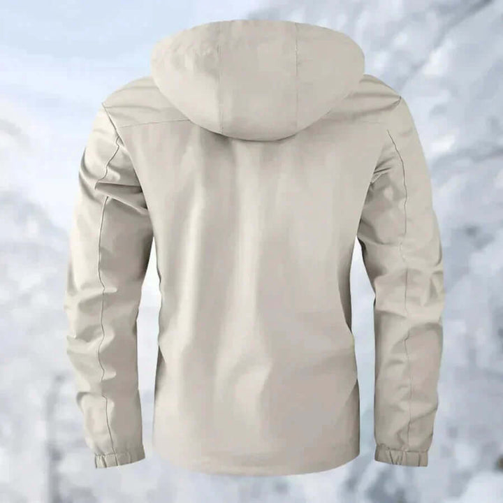 Men's waterproof insulated puffer jacket, perfect for winter's cold weather protection.