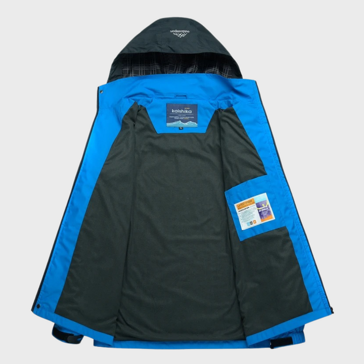 Men's lightweight waterproof jacket, great for hiking & travel. All-season activewear windbreaker.