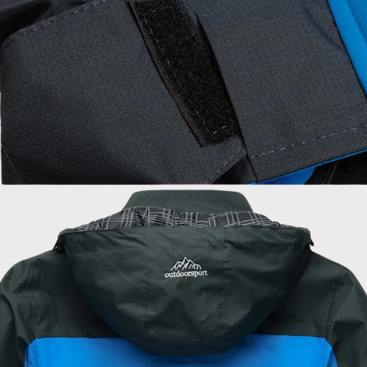 Durable windproof & waterproof men's outdoor jacket. Essential activewear for all seasons.