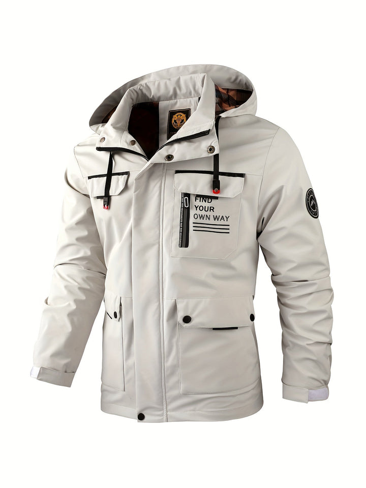 Ultimate men's weatherproof jacket. Waterproof & windproof protection for hiking, winter sports & outdoor adventures.