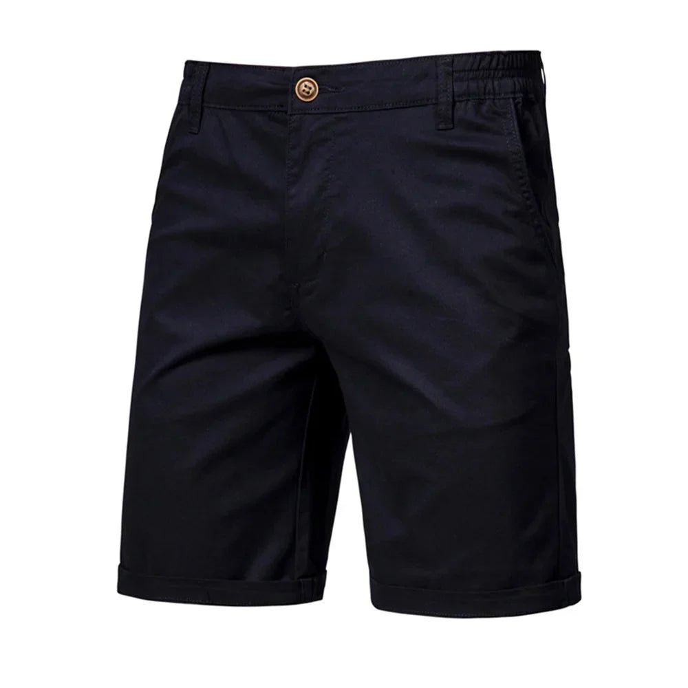 Men's Wyatt Smart Casual Chino Shorts for effortless summer style; comfortable & versatile tailored fit.