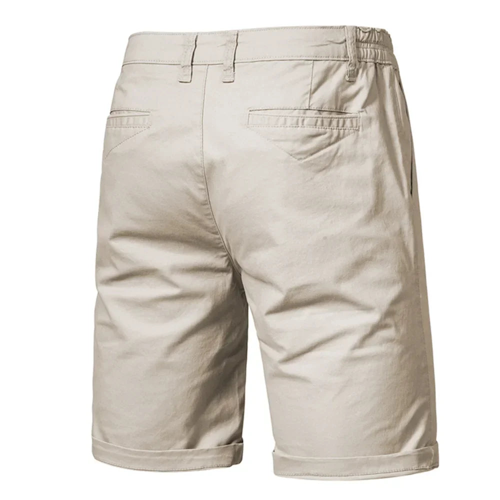 Multi-color men's Wyatt chino shorts. Smart casual, comfortable & versatile for stylish summer and warm-weather outfits.