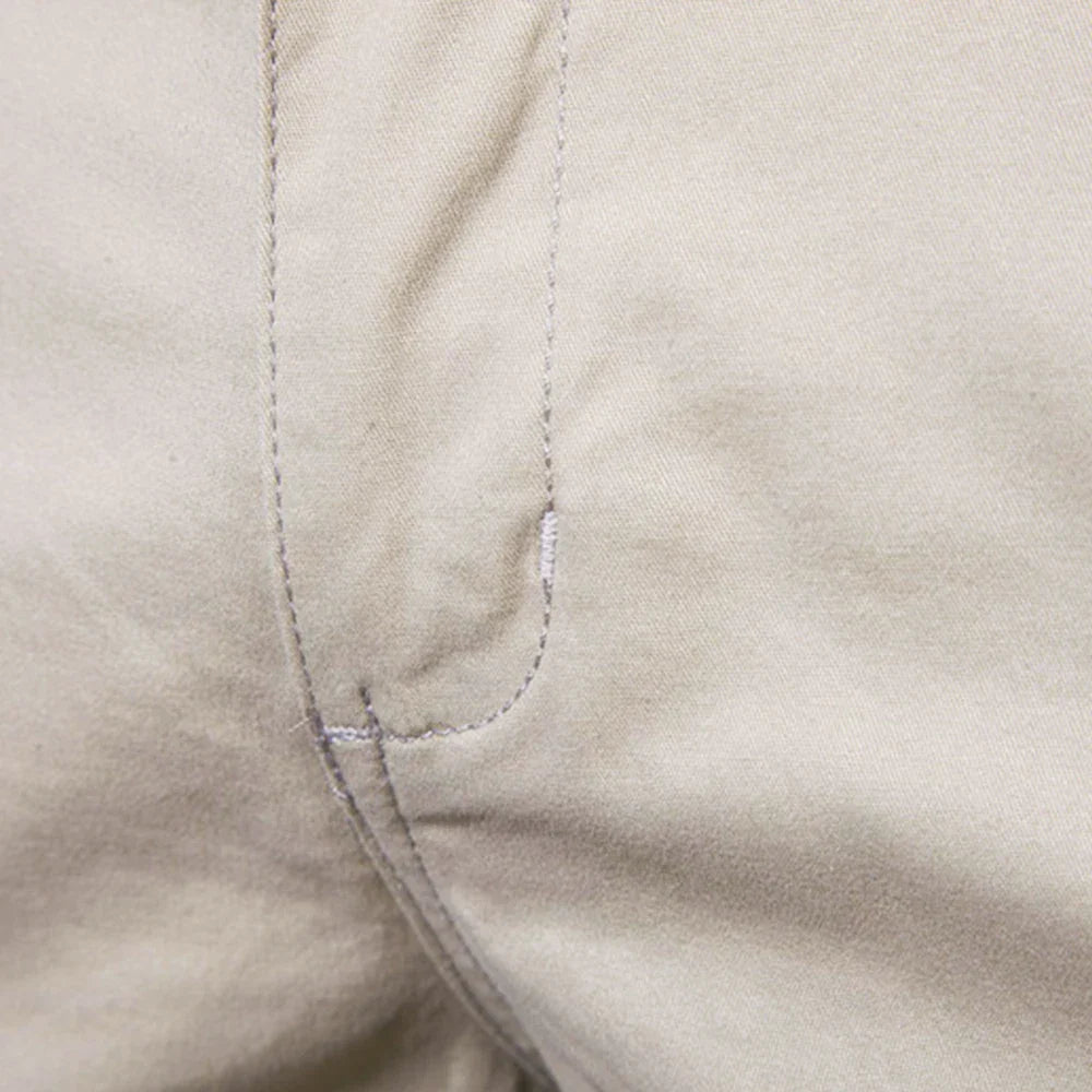 Men's fashion chino shorts, offering smart casual appeal for summer. Comfortable, versatile & relaxed fit for warm weather.