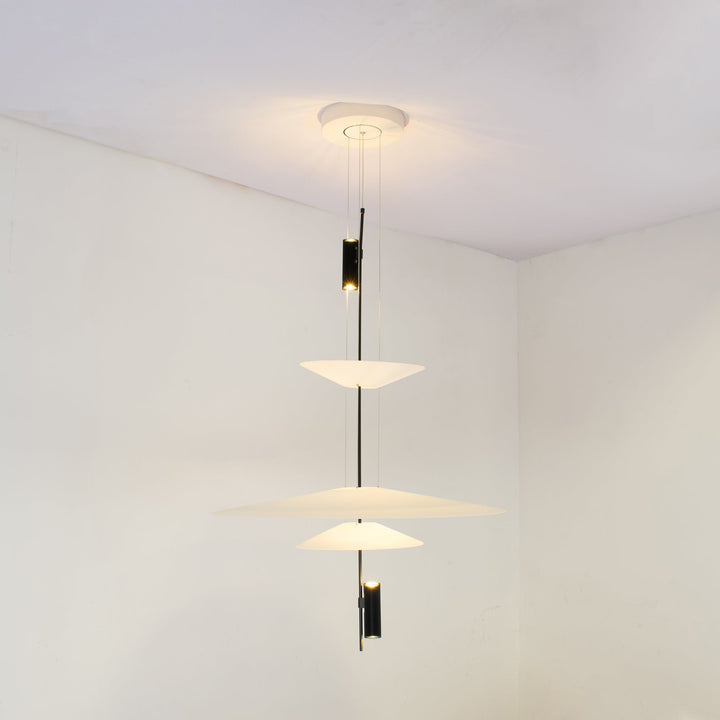 Unique Merru disc LED pendant light, a conversation starter in modern homes.