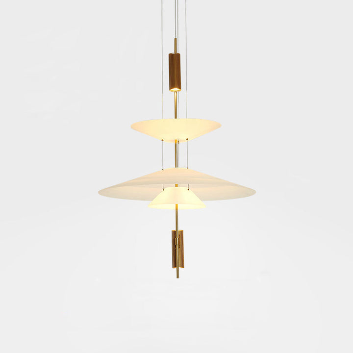 Dynamic Merru modern sculptural LED pendant, a versatile lighting solution.