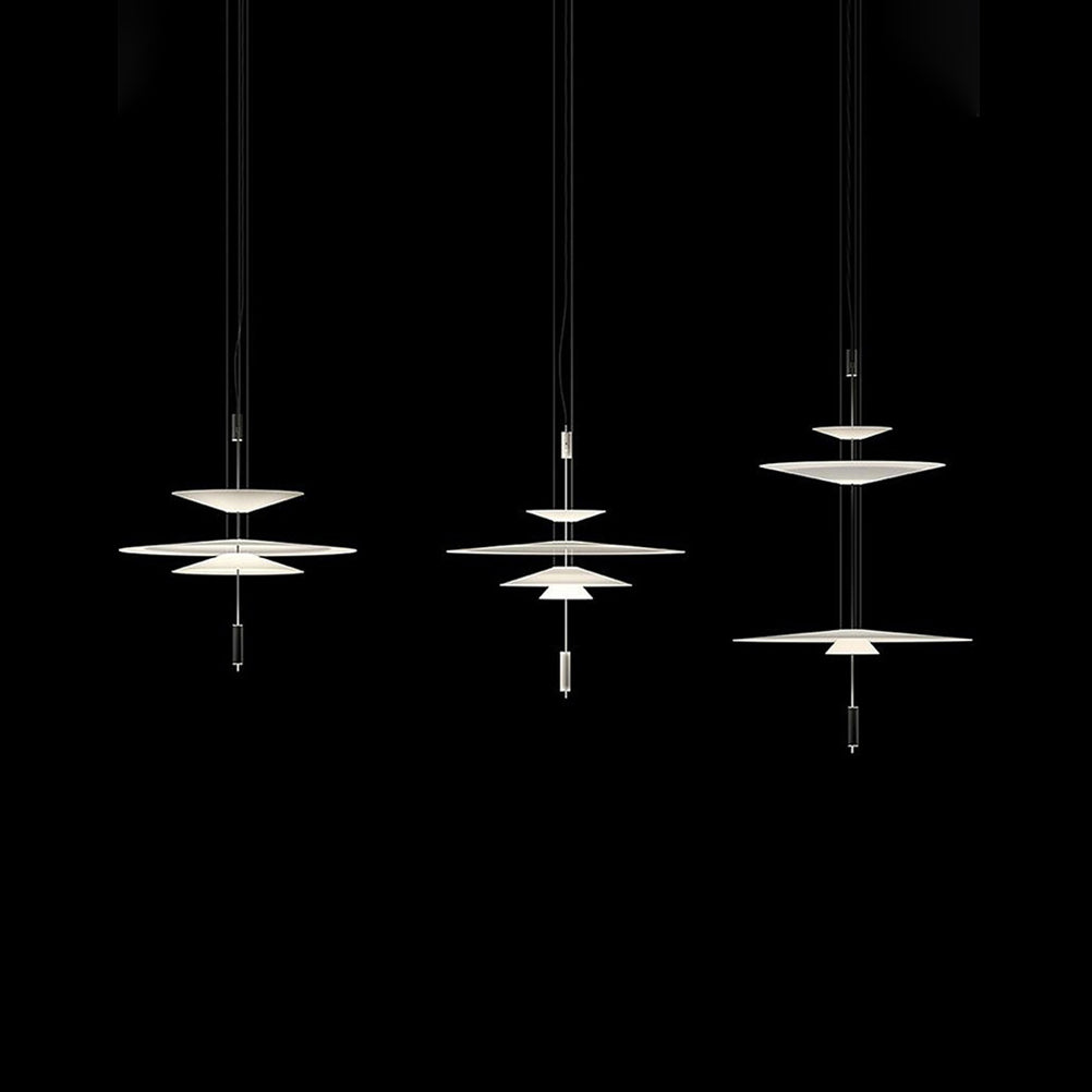 Merru modern disc LED light fixture, suitable for various contemporary settings.