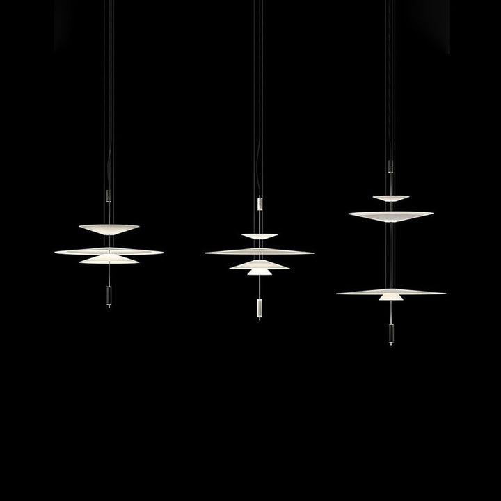 Merru modern disc LED light fixture, suitable for various contemporary settings.