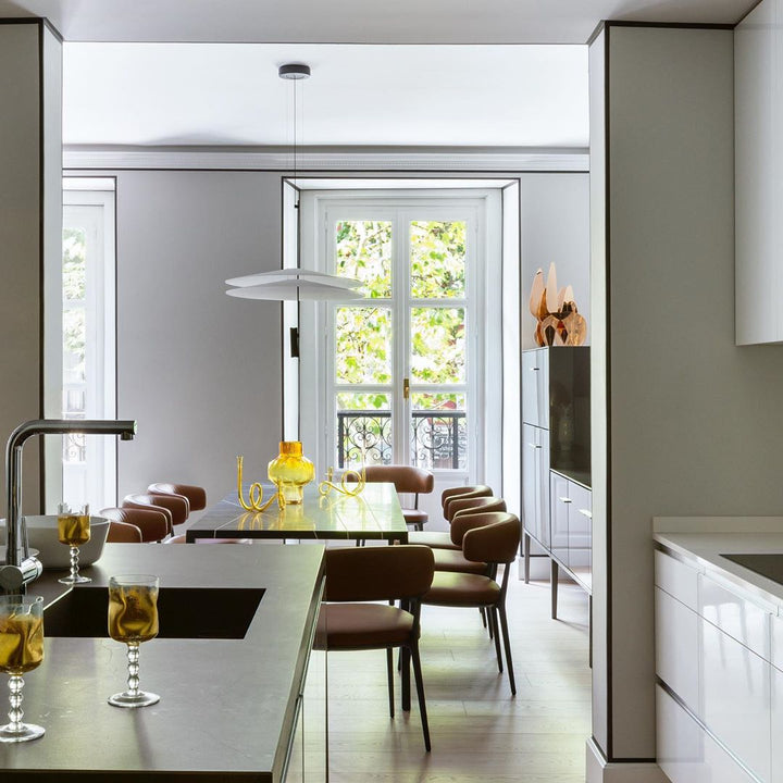 Merru modern sculptural LED light, enhancing the beauty of your home.