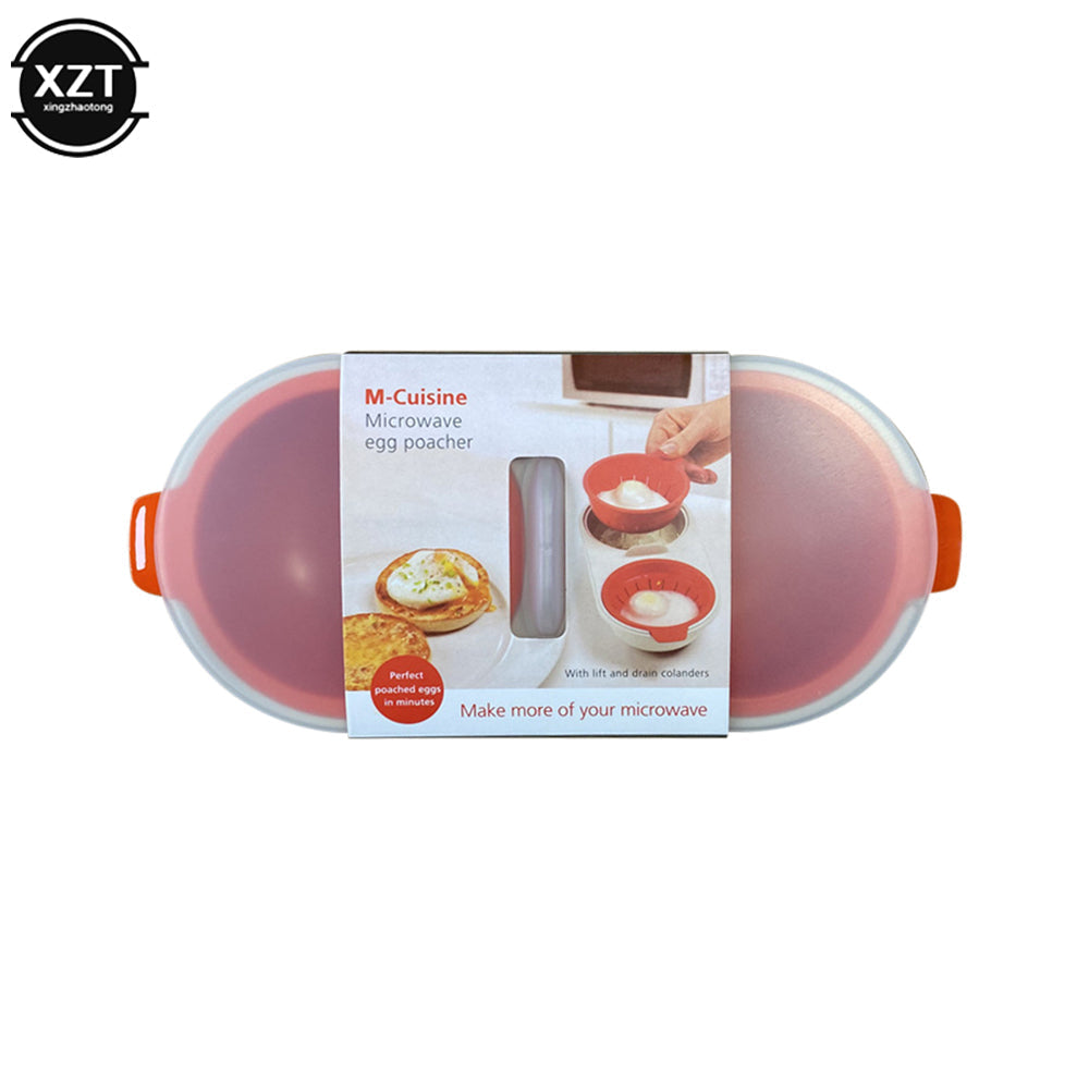 Quick & easy microwave egg poacher for delicious, healthy, mess-free poached eggs. Essential breakfast tool.