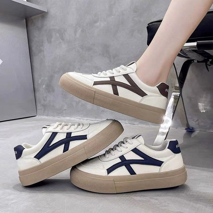 Stylish Mila retro low-top sneakers for women, offering comfortable footwear and vintage fashion for any season.