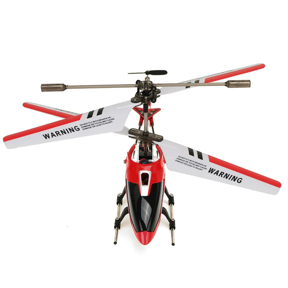 Small remote control helicopter with integrated gyro for ultra-stable, enjoyable flying. A durable tech toy.