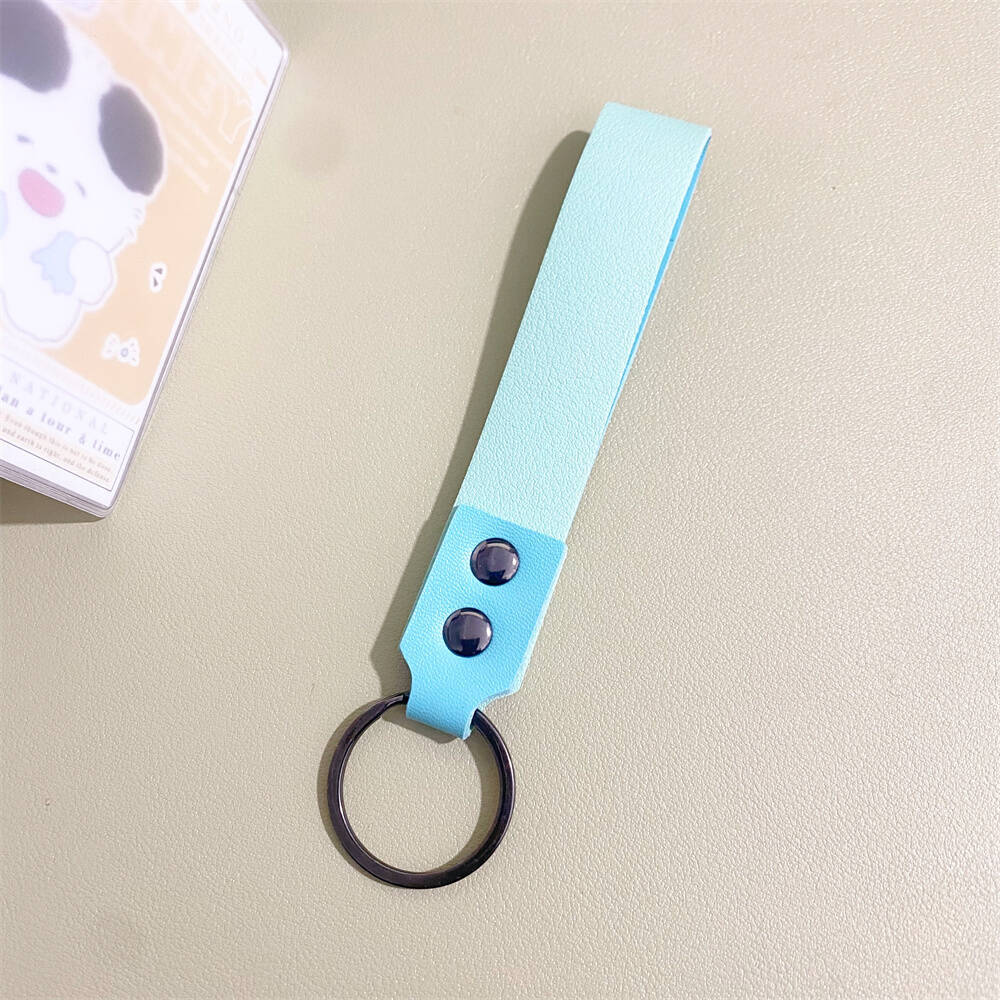 Durable leather key holder, a minimalist everyday carry accessory for keys.