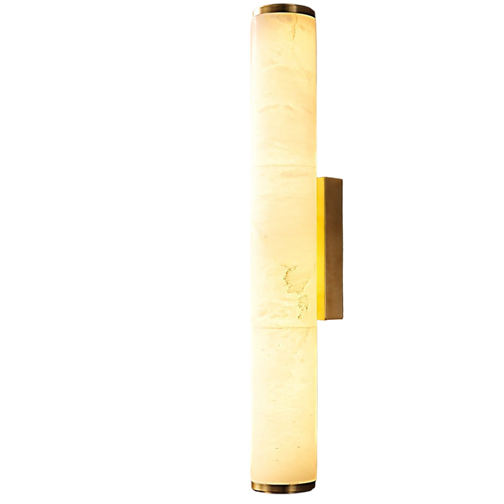 Indoor LED wall sconce providing warm white light. Minimalist design for contemporary spaces.