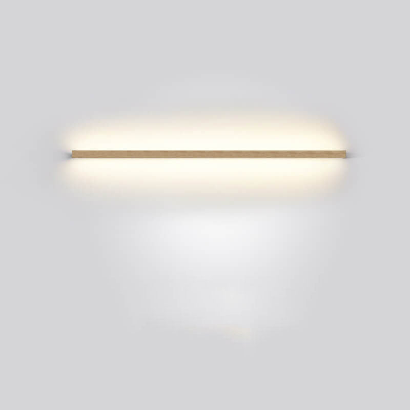 Beautiful wooden wall lamp, a modern LED lighting solution for home decor.