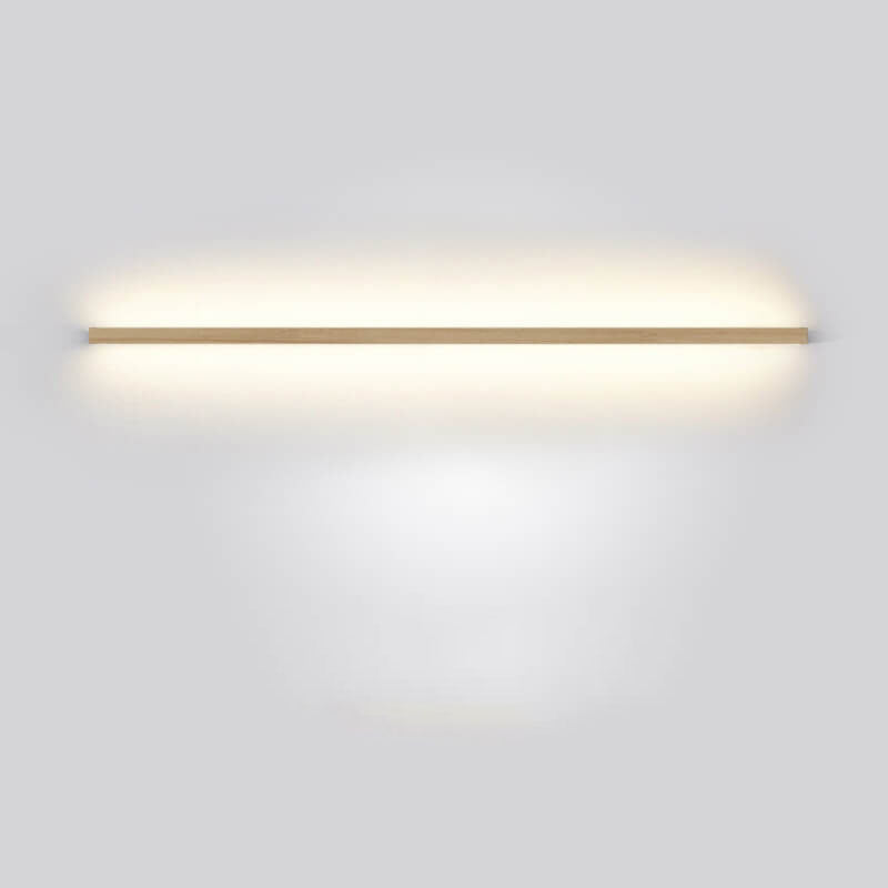 Eco-friendly wooden wall lamp with energy-efficient LED, ideal for modern bedrooms.