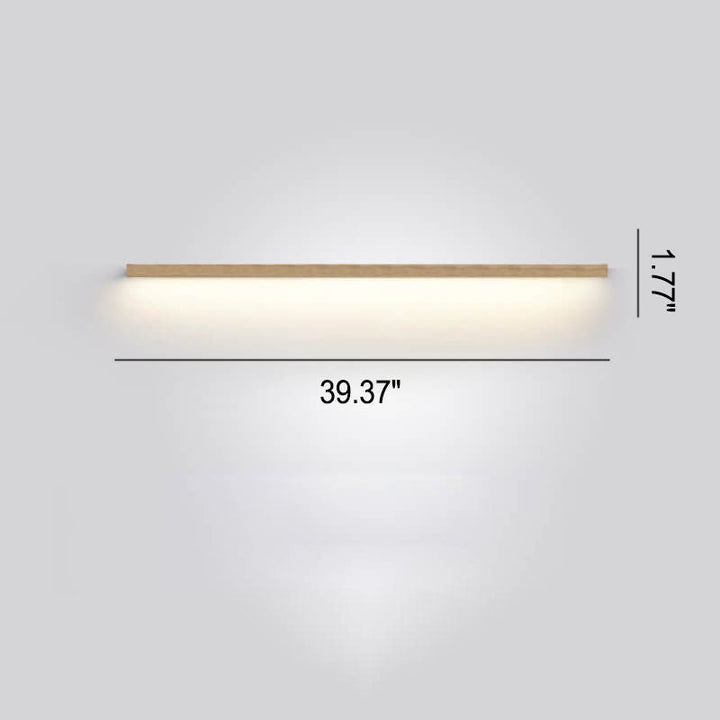 Decorative wooden wall lamp featuring energy-efficient LED for modern living.