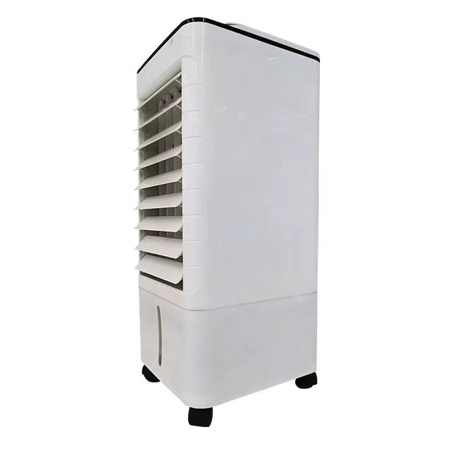3-in-1 portable air cooler on wheels, providing instant, energy-efficient cooling for home, office or personal space.