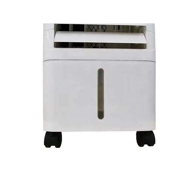 Quiet and effective evaporative air cooler, a 3-in-1 solution for cooling, humidifying, and purifying your personal space.