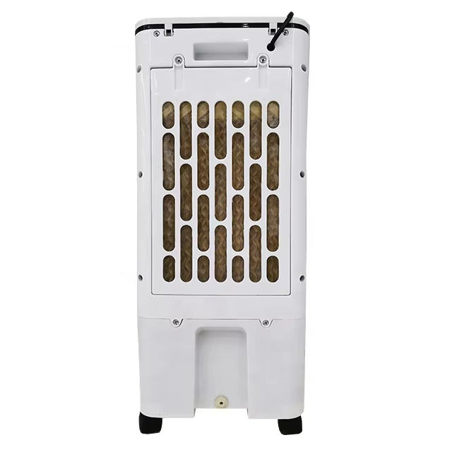 Sleek mobile 3-in-1 air cooler, perfect for instant, no-installation room cooling, humidifying, and air purification.