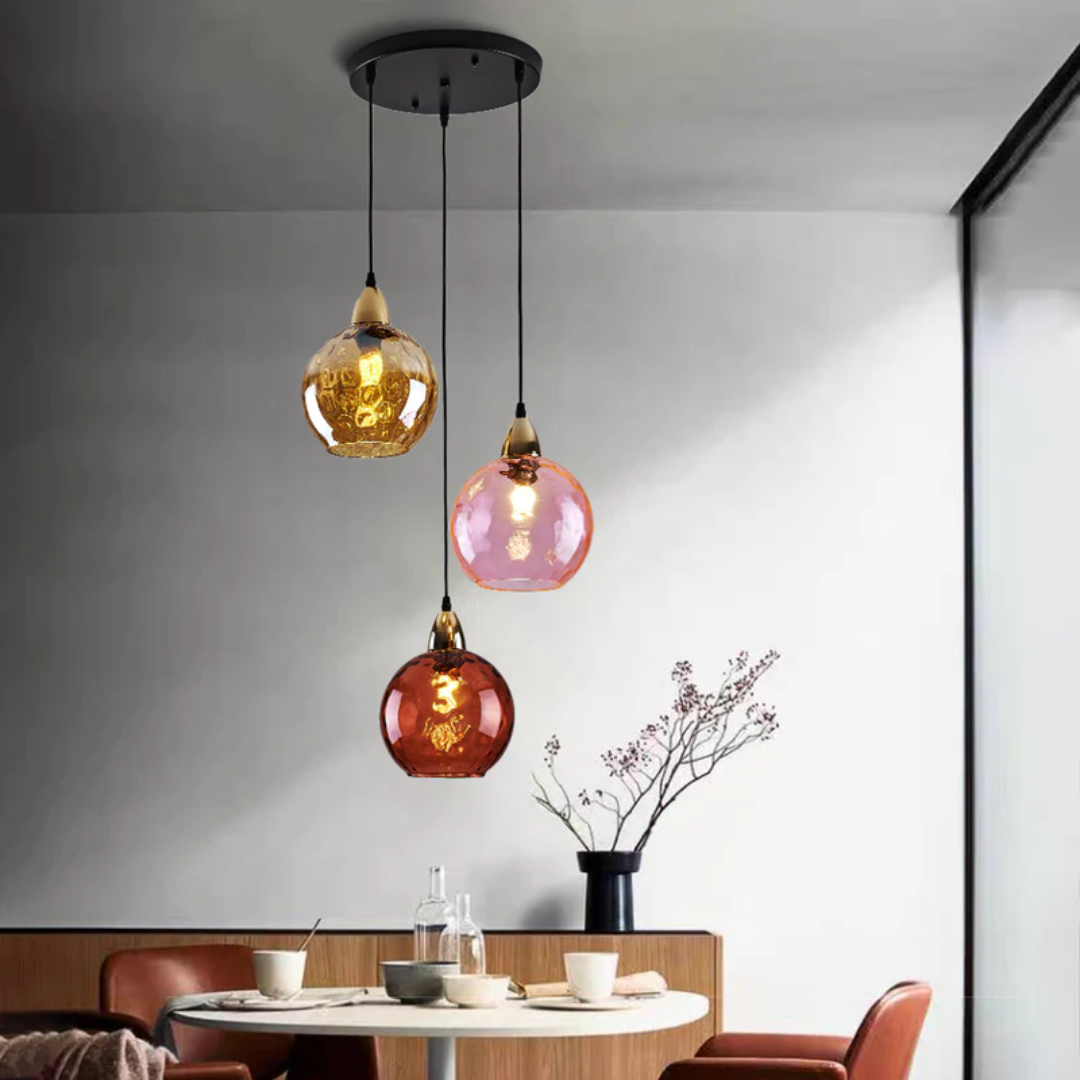 Minimalist 3-light pendant, modern cluster lamp for stylish homes.