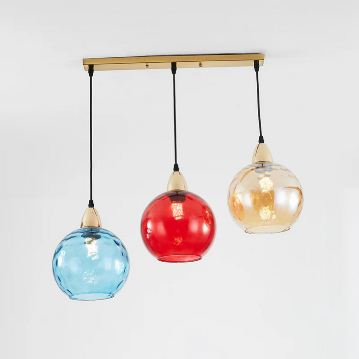 Elegant 3-light cluster ceiling fixture, modern lighting for bedrooms.