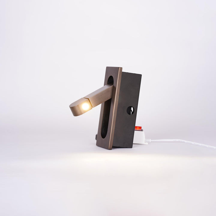 Modern LED wall lamp, adjustable arm for precise light placement, ideal for reading.